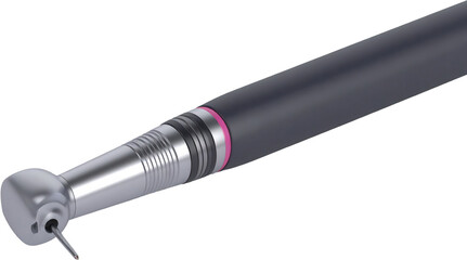 Closeup of a modern dental handpiece an essential tool for dentistry.