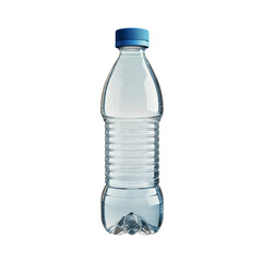 Water Bottle Isolated on Transparent Background, Clear Plastic Water Bottle Clipart