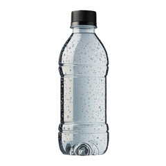 Water Bottle Isolated on Transparent Background, Clear Plastic Water Bottle Clipart