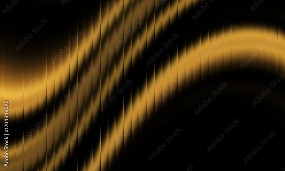 Poster elegant golden abstract background with flowing shapes and dynamic light, perfect for luxury brandin