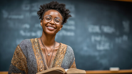 Educator engages students with enthusiasm in classroom setting