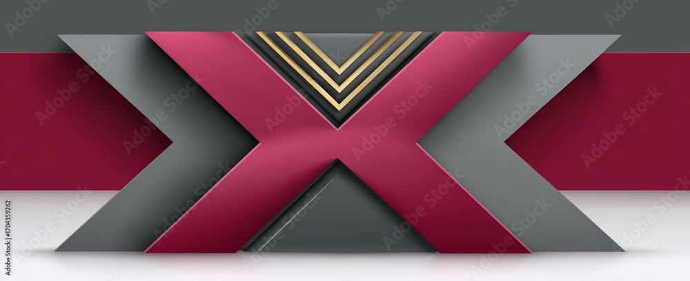 Aufkleber the x is a bold and striking design that is made up of two intersecting lines. the design is made of