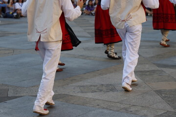 Basque folk dance performance