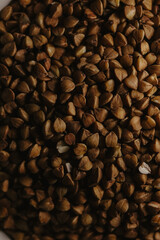 Buckwheat groats texture, Cooked buckwheat porridge