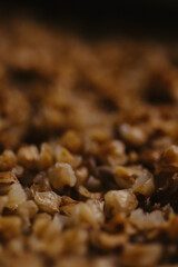 Buckwheat groats texture, Cooked buckwheat porridge