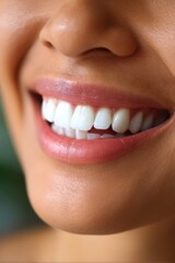 Obraz premium Smiling Woman with White Teeth