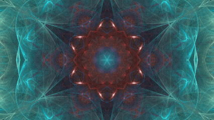 4K coloful kaleidoscope pattern motif design. Abstract wallpaper, colorful Texture.