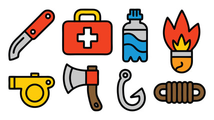 Essential Outdoor Survival Gear and Equipment Collection for Camping and Emergency Preparedness