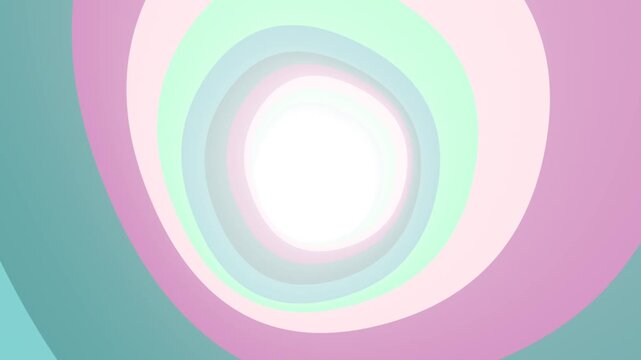Vector Colorful Tunnel Illuminated