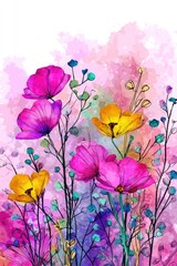 Colorful Spring Flower Bouquet