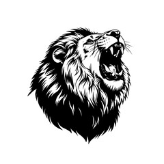 Abstract textured circular form with dark intricate details and white outline on black silhouette