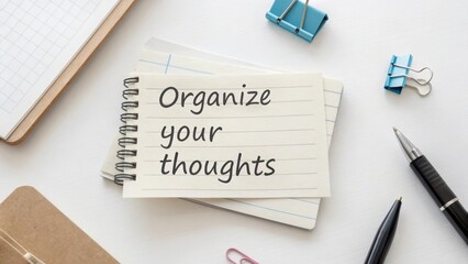 Thought Organization Strategy for Productivity and Mind Clarity