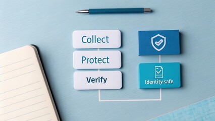 Secure Data Management Concept with Collect Protect Verify Process