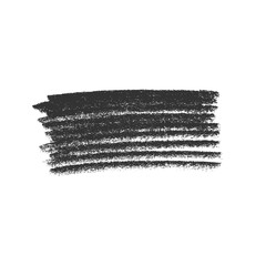 Bold charcoal brush stroke adds gritty texture and artistic flair to modern designs
