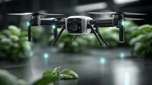 Advanced Agricultural Drone Aids Plant Growth