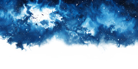 Obraz premium Cosmic Nebula and Starry Sky with Abstract Ground Texture space galaxy isolated on a transparent background