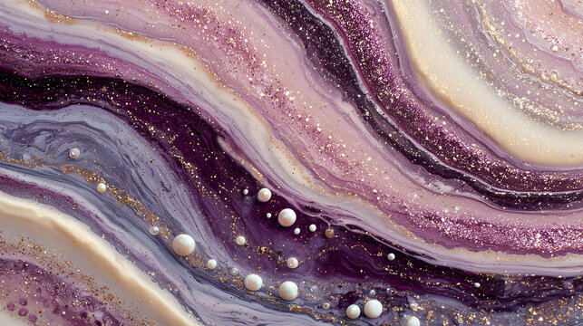 close up of a pink marble flow