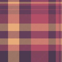 Stylish plaid pattern in mauve, peach, and purple tones. Perfect for backgrounds, textiles, design projects, or to evoke a cozy, autumnal atmosphere. Versatile aesthetic