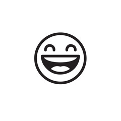 vector illustration icon of smiling faces