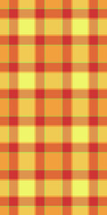Vibrant warmtoned plaid pattern. Perfect for autumnal designs, textile projects, or website backgrounds.  This cheerful, seamless texture evokes feelings of warmth and comfort.