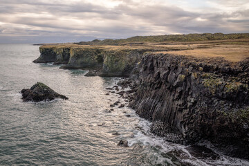 Views from the fishing village of Arnarstapi, Iceland