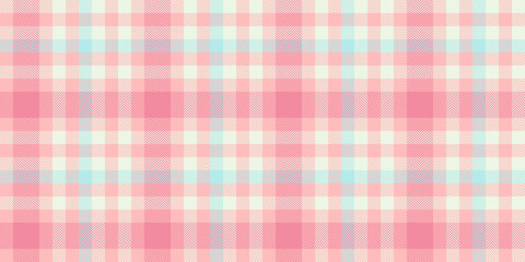 Soft pastel pink and blue plaid pattern. Ideal for textile design, fashion, scrapbooking, and website backgrounds. Evokes feelings of gentleness, serenity, and spring.