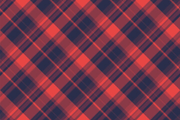 Classic plaid pattern in red and navy. Seamless tartan texture for backgrounds, textiles, or apparel. Versatile for festive designs and warm, cozy vibes.