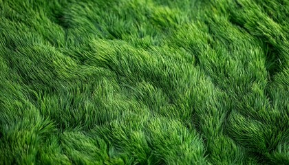 Dense Grassy Texture With Natural Variation In Green Shades