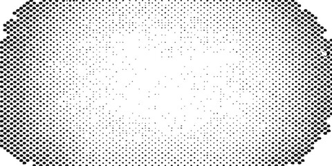 Black and white geometric pattern with halftone dots seamless vector background