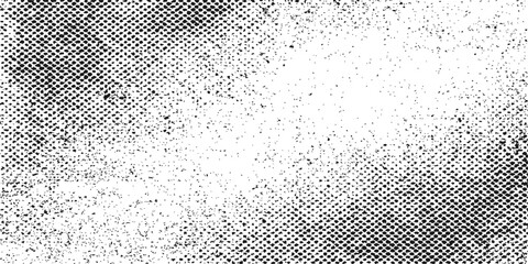 Black grunge seamless wire mesh texture with a halftone pattern © PAGLAA