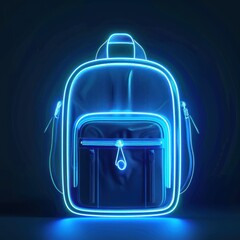 Neon backpack design
