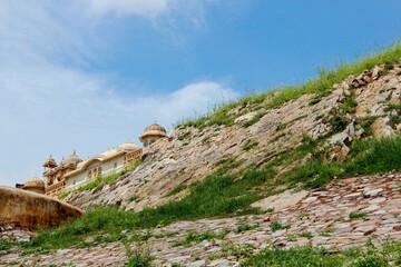 View to the Amber fort. Jaipur, India