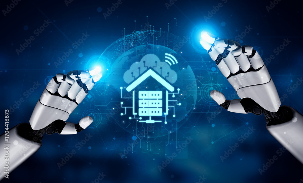 Poster ai enhances cloud computing with scalable infrastructure, secure data, and smart services to support