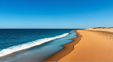 A beach in Namibia. generative ai