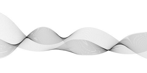 frequency sound wave, twisted curve lines with blend effect.	