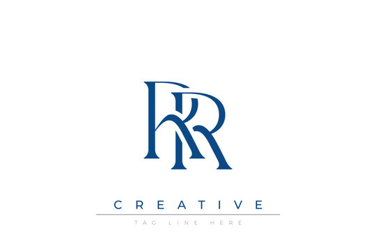 Blue stylized letters RR combined in a modern design on a clean white background, evoking professionalism and creativity. Ideal for branding, business identity, and corporate representation concepts.