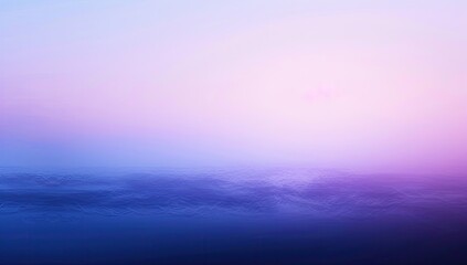 Serene sunset over calm waters with soft pastel colors blending in the sky, evoking tranquility