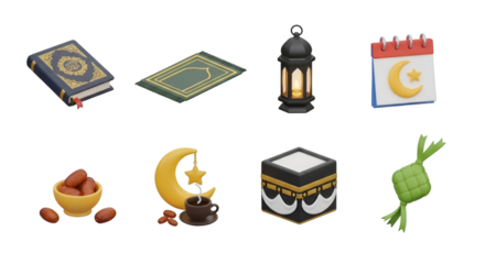 Islamic Ramadan Icons Collection