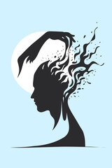 Manipulation, Mind, head, hand, manipulator, narcissist, psychology, success, artwork, vector