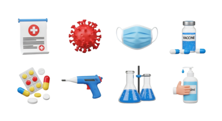 Medical and Healthcare Icons Set