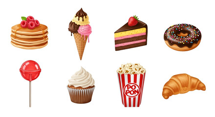 Assortment of Sweet Treats and Snacks