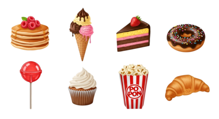 Assortment of Sweet Treats and Snacks