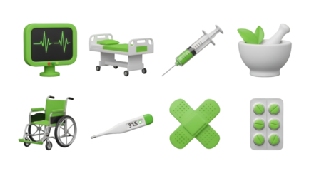 Medical Icons: Healthcare and Medicine Collection