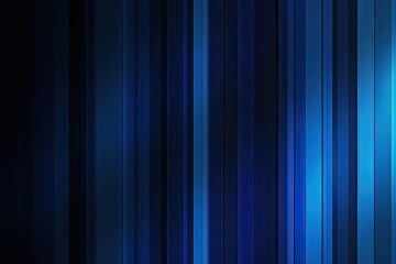 Abstract image featuring numerous vertical, parallel lines in varying shades of blue, ranging from dark navy to bright cyan, creating a sleek, modern design