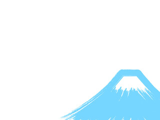 筆描き富士山