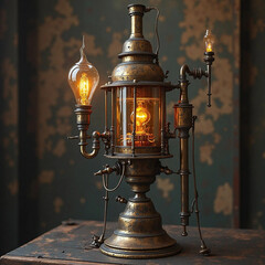 Old oil lamp