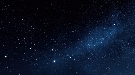 Obraz premium dark blue night sky countless sparkling stars vast empty space night astronomy