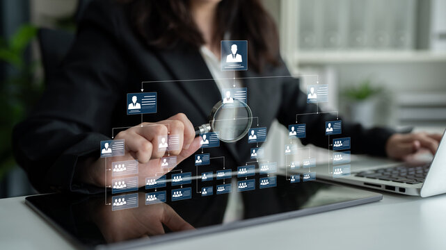 Corporate org chart and team structure show hierarchy, team, and structure for clear organization, management, and operational planning Latch