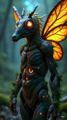 fantasy creature in the forest