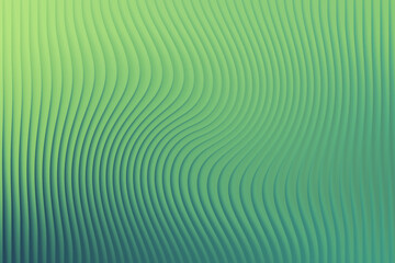 Abstract green gradient with wavy lines creating a textured and flowing visual effect design element